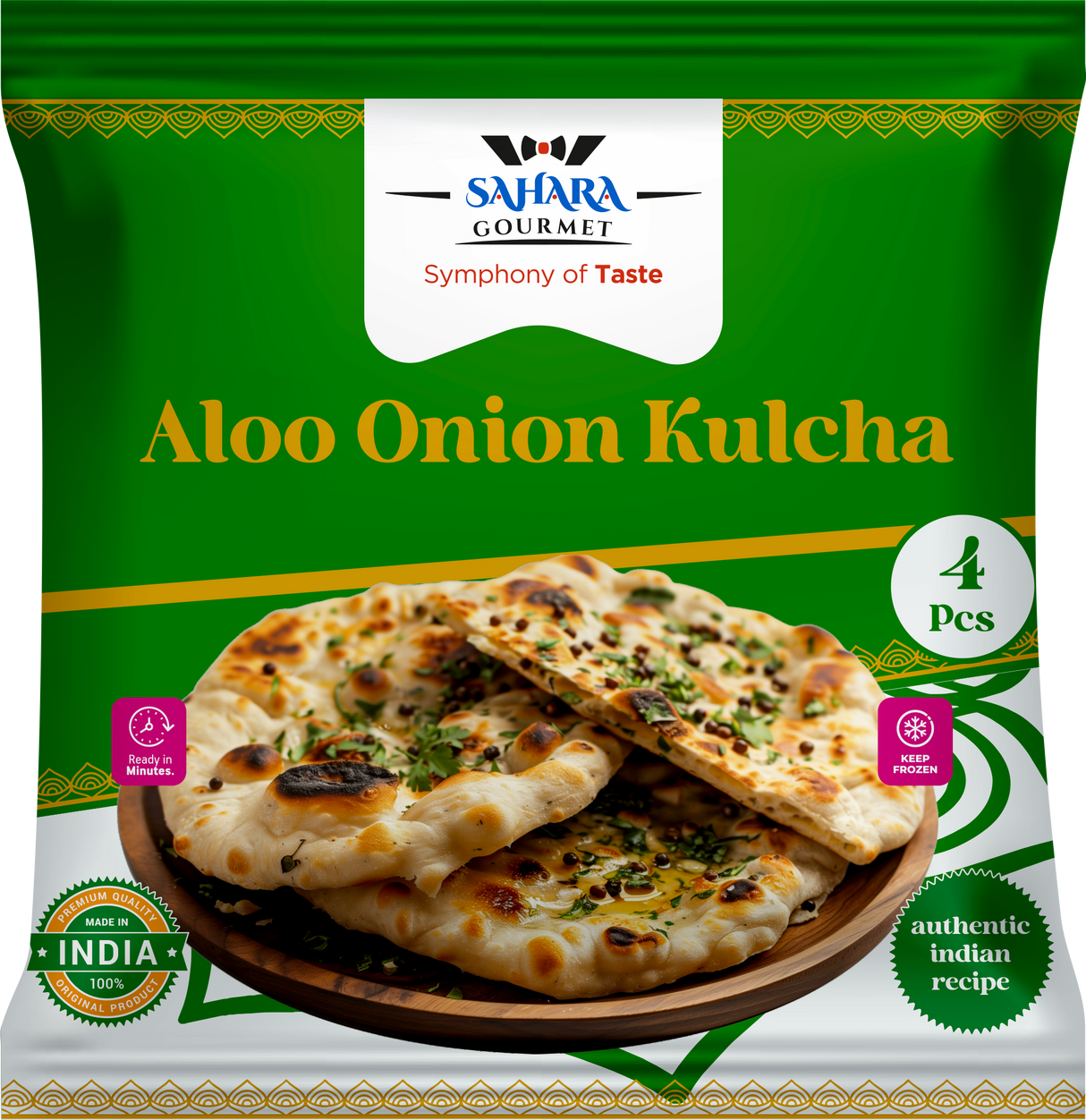 Sahara Gourmet Aloo Onion Kulcha 400g