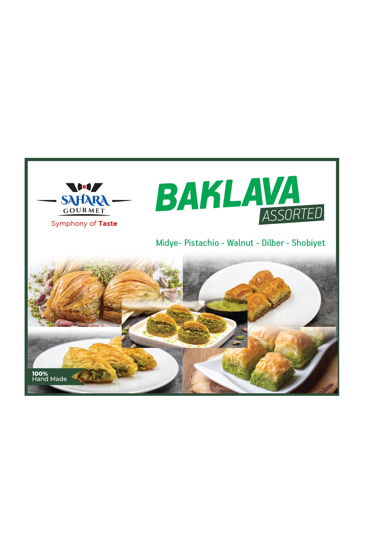 Sahara Gourmet Assorted Baklava 350g