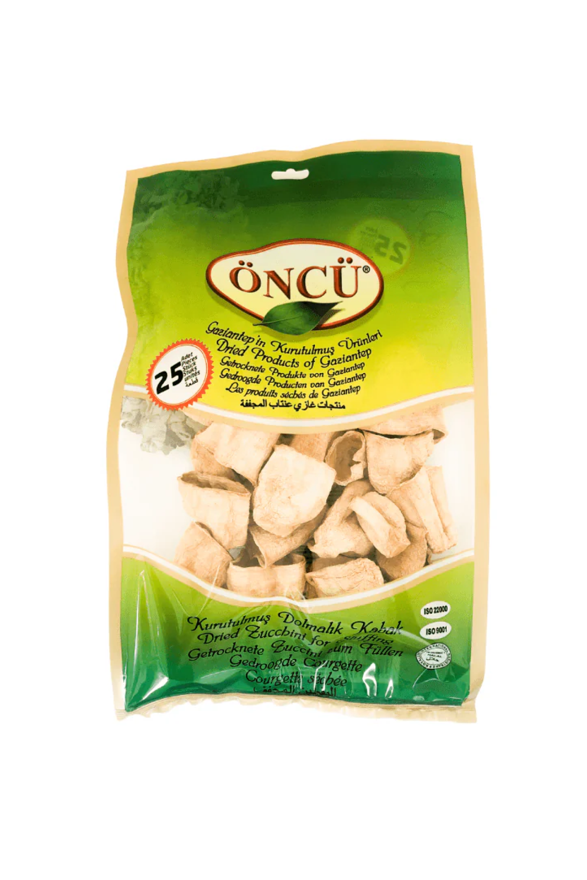 Öncü Dried Zucchini 25 Pieces