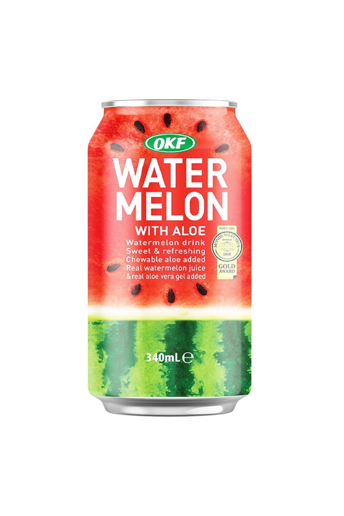Okf Watermelon With Aloe Drink Can 330ml