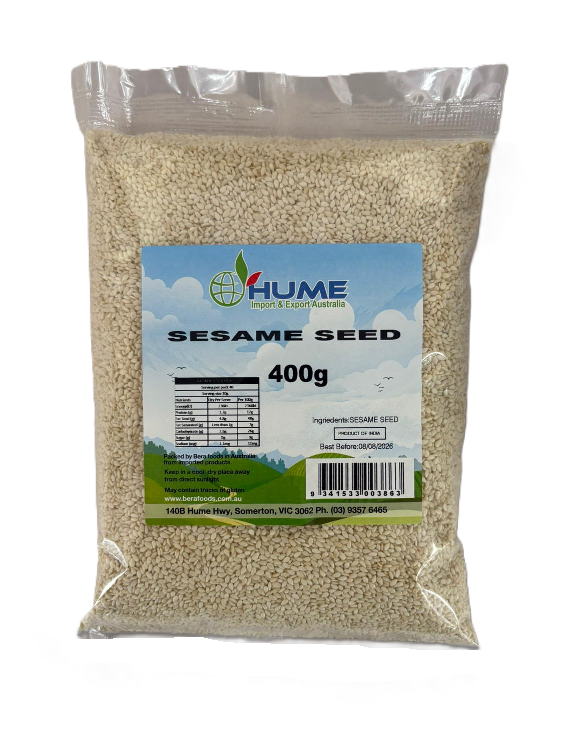 Hume Sesame Seed 400g