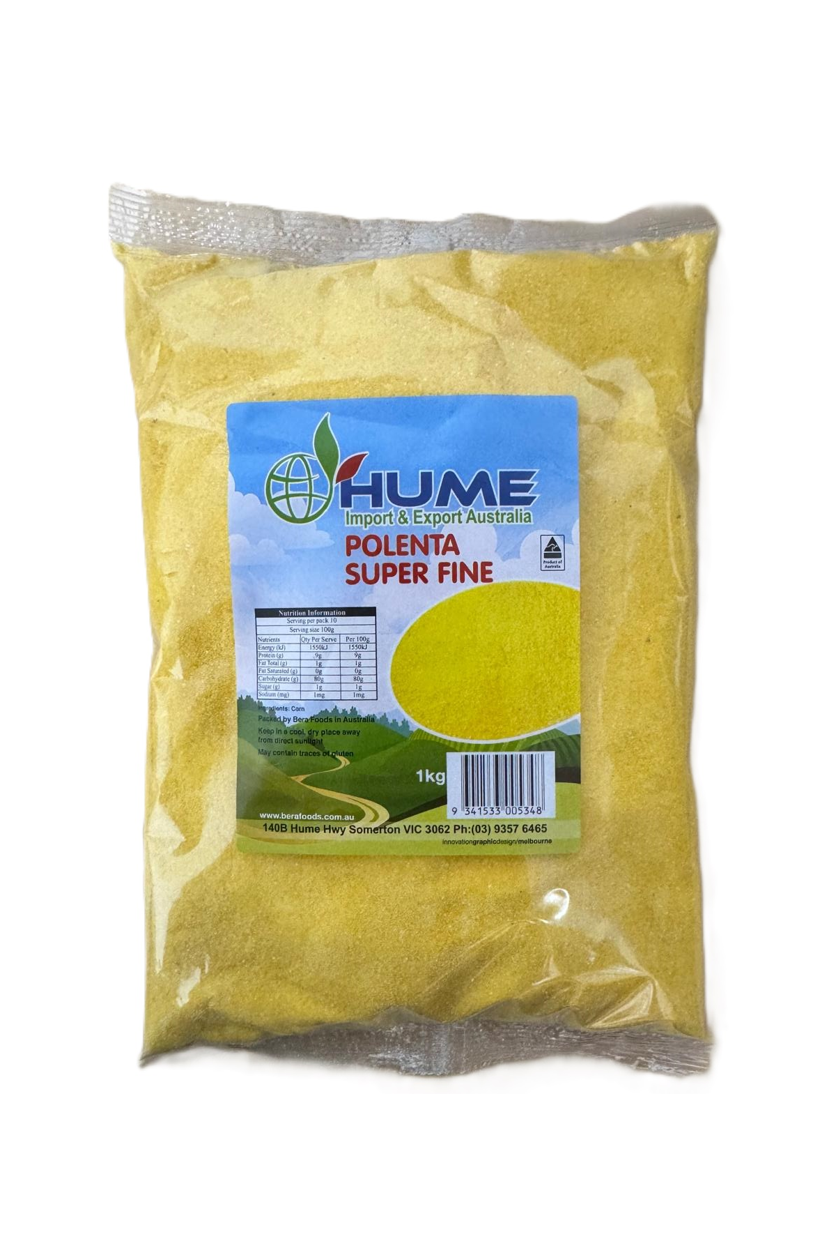 Hume Polenta Super Fine 1kg