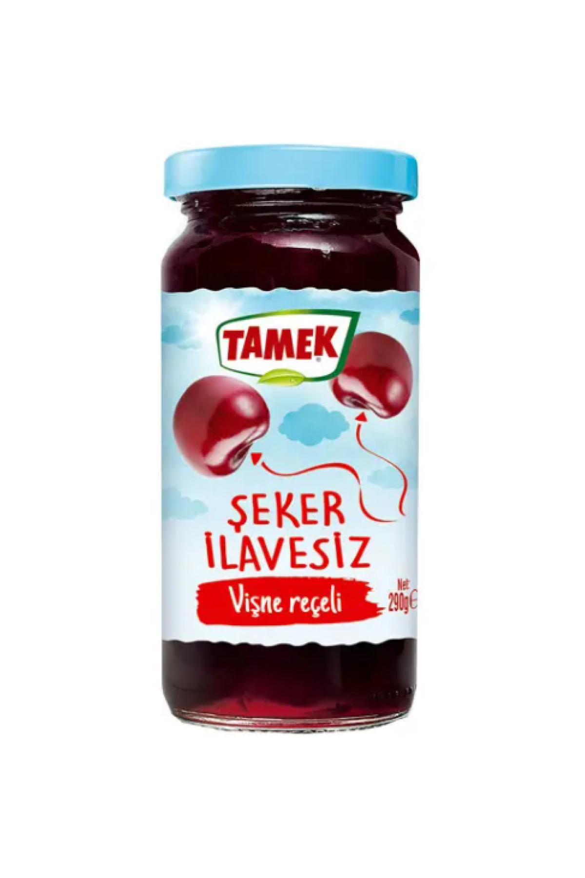 Tamek Sourcherry Jam- No Added Sugar 290g