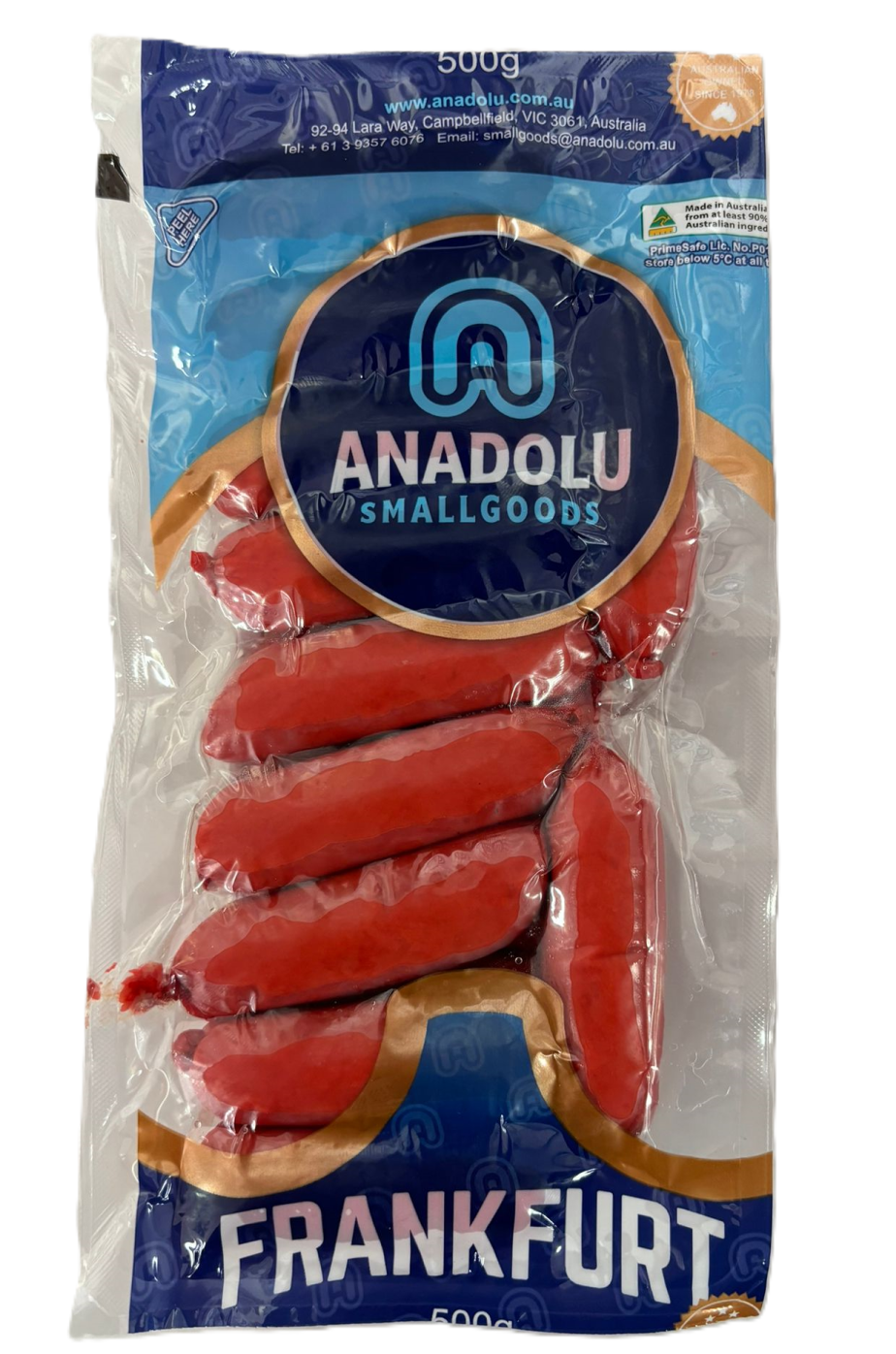 Anadolu Cocktail Frankfurt Hot Dogs 500g