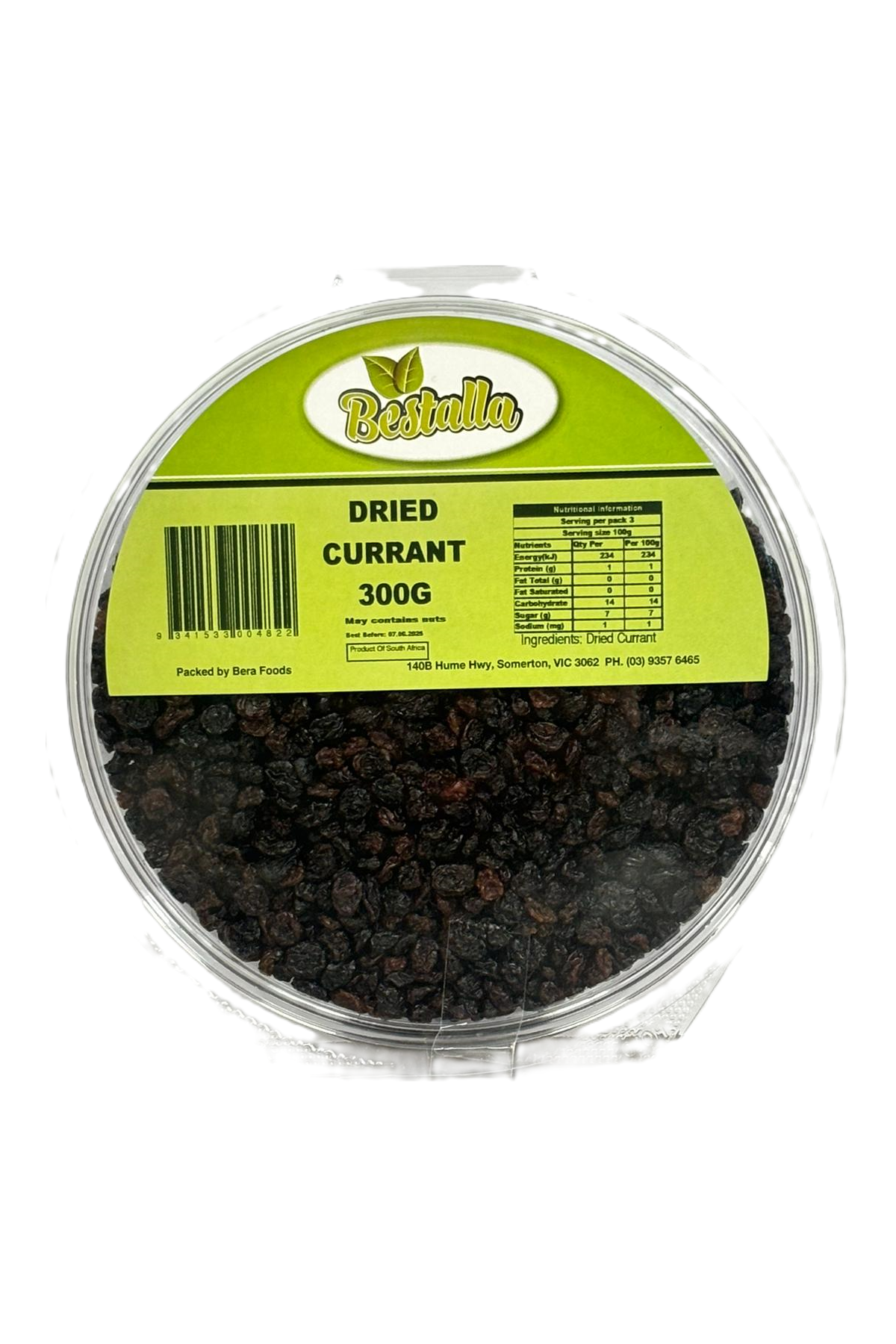 Bestalla Dried Currant 300g