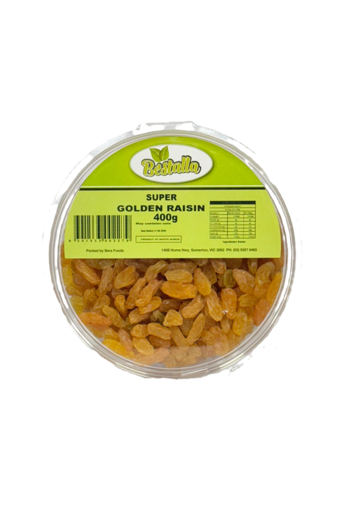Bestalla Super Golden Raisin 400g
