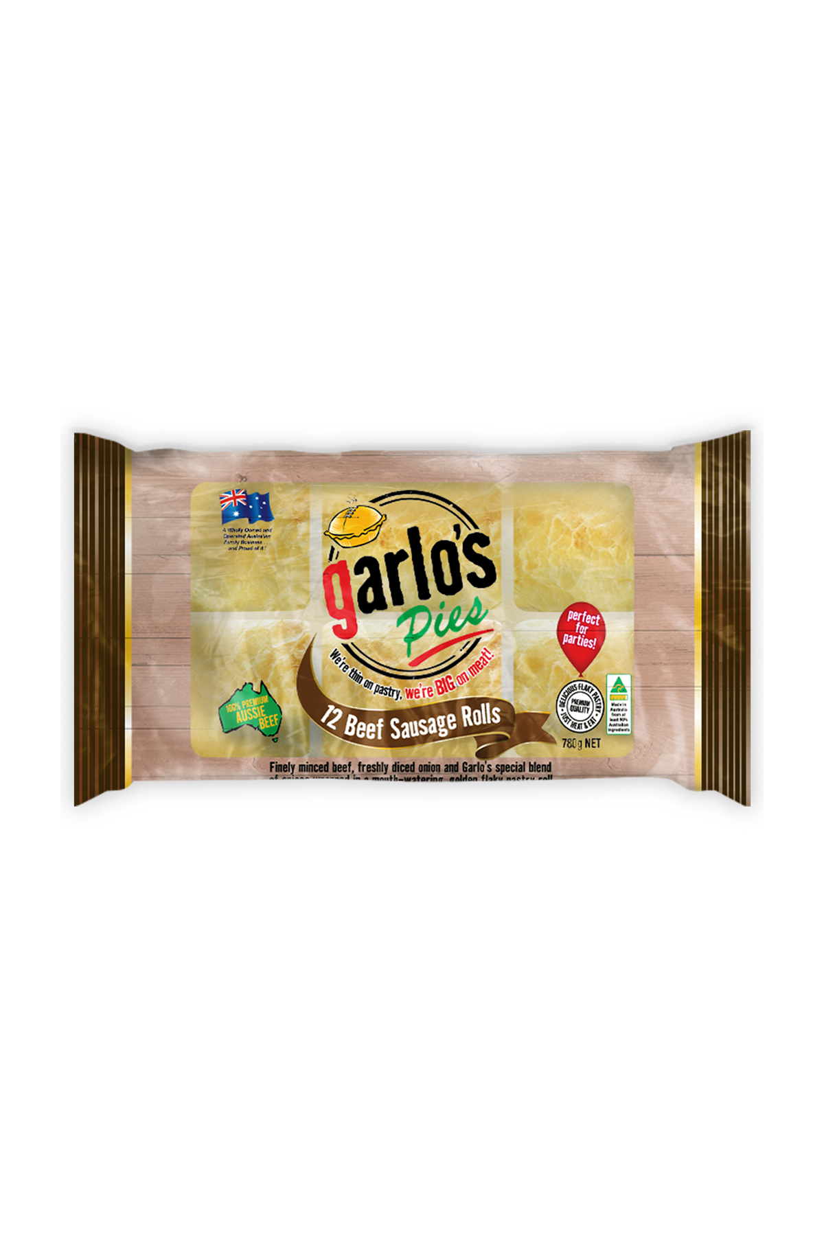 Garlo's Sausage Rolls 12 Pack