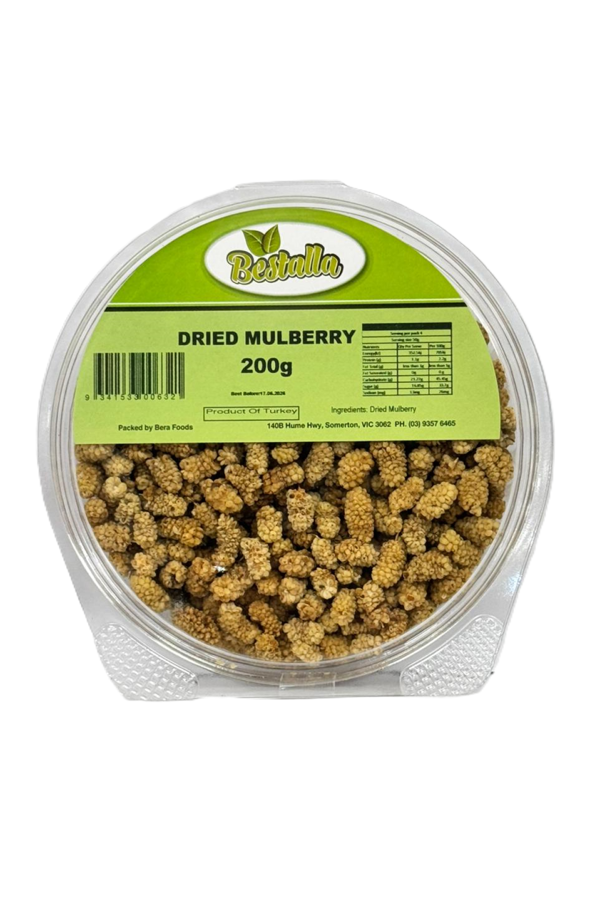 Bestalla Dried Mulberry 200g