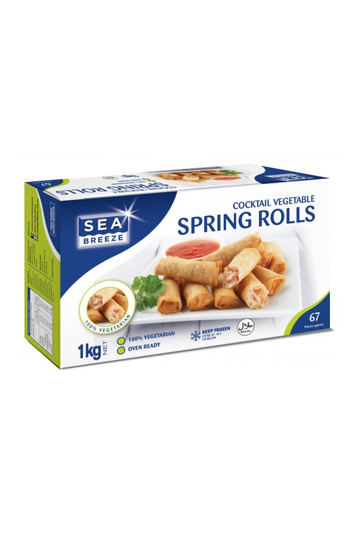 Sea Breeze Cocktail Vegetable Spring Rolls 1kg