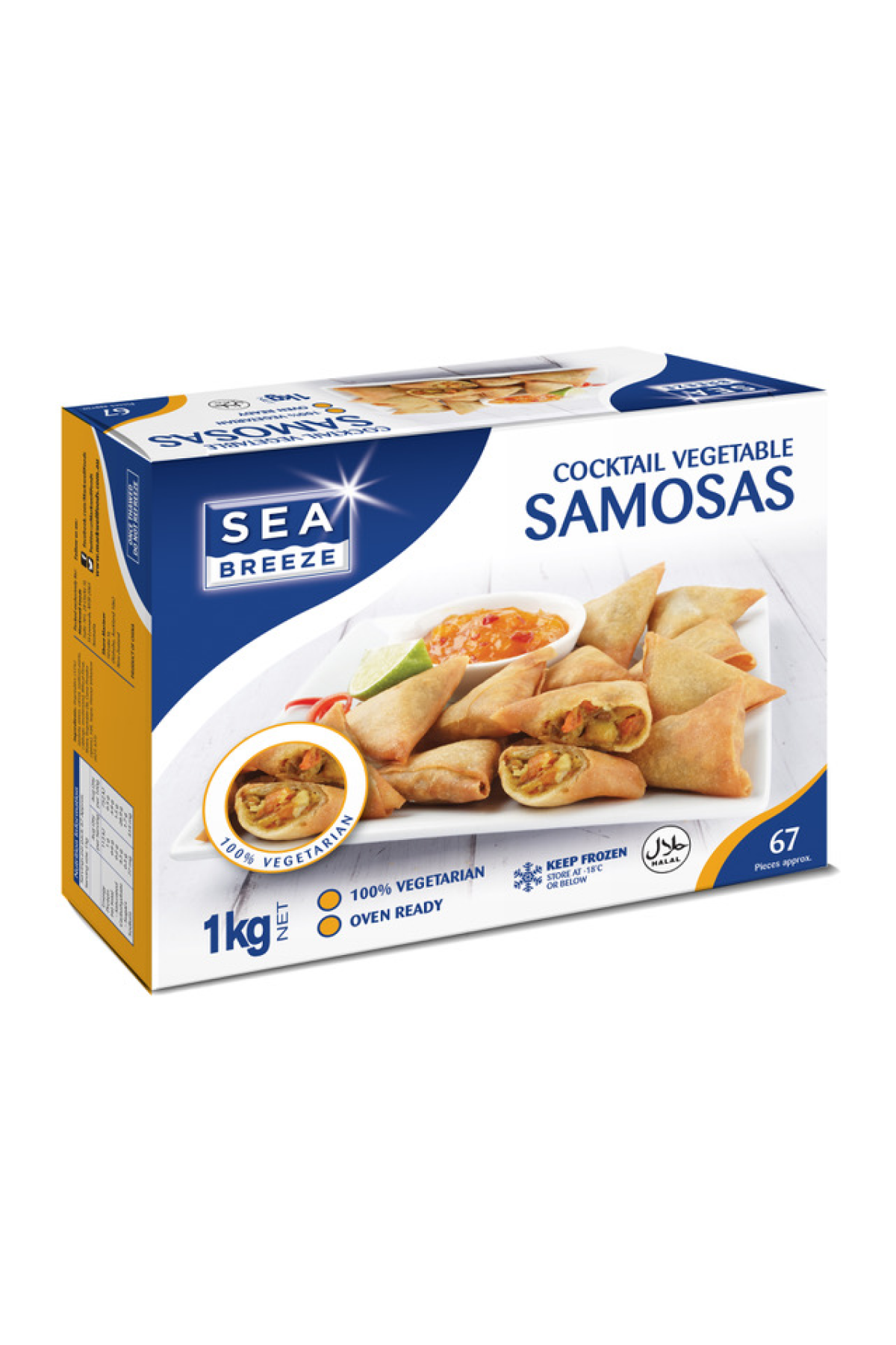 Sea Breeze Cocktail Vegetable Samosas 1kg