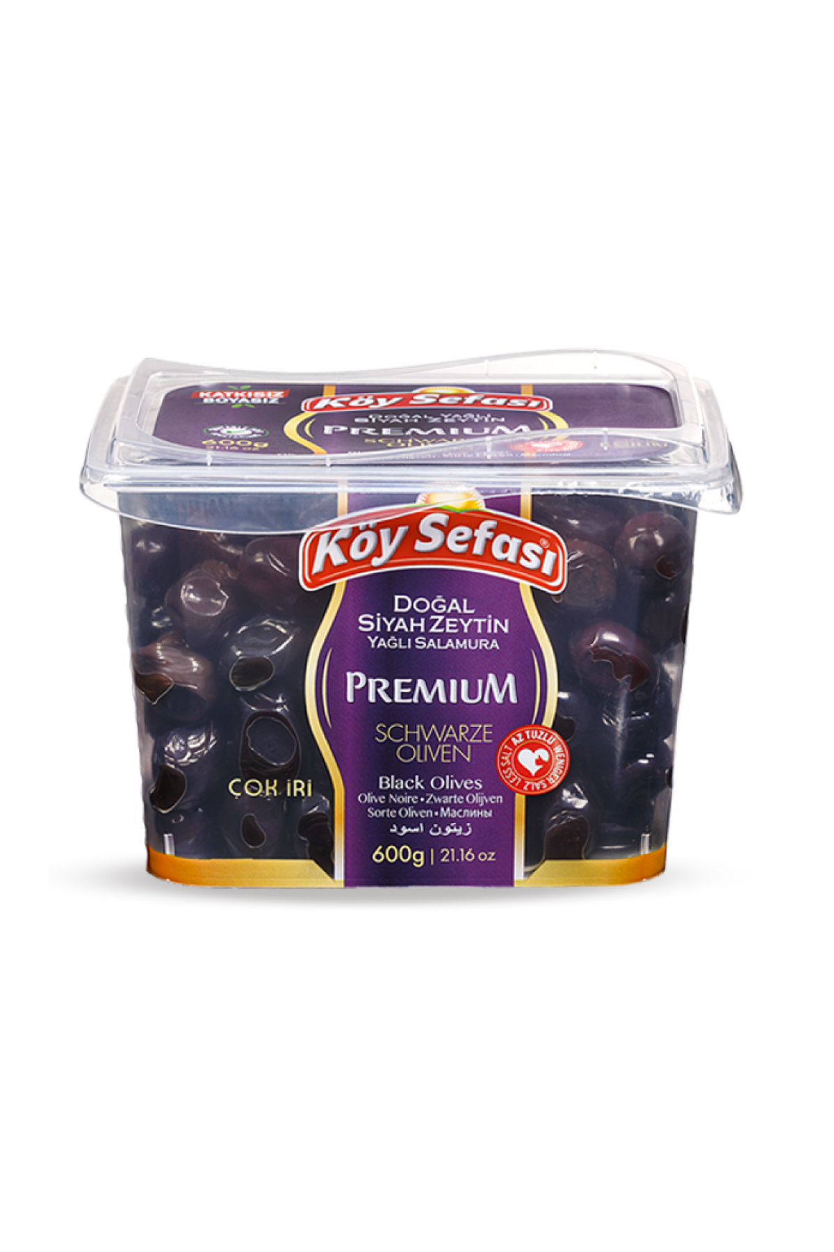 Koy Sefasi Premium Natural Black Olive 600g