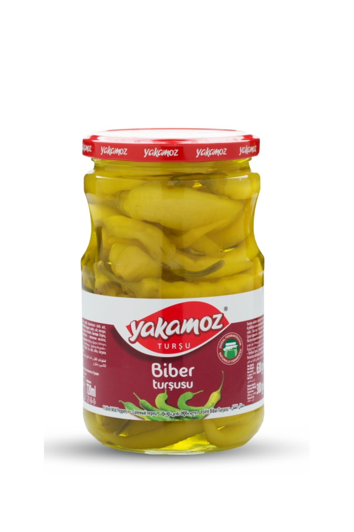 Yakamoz Pickled Mild Peppers 630g