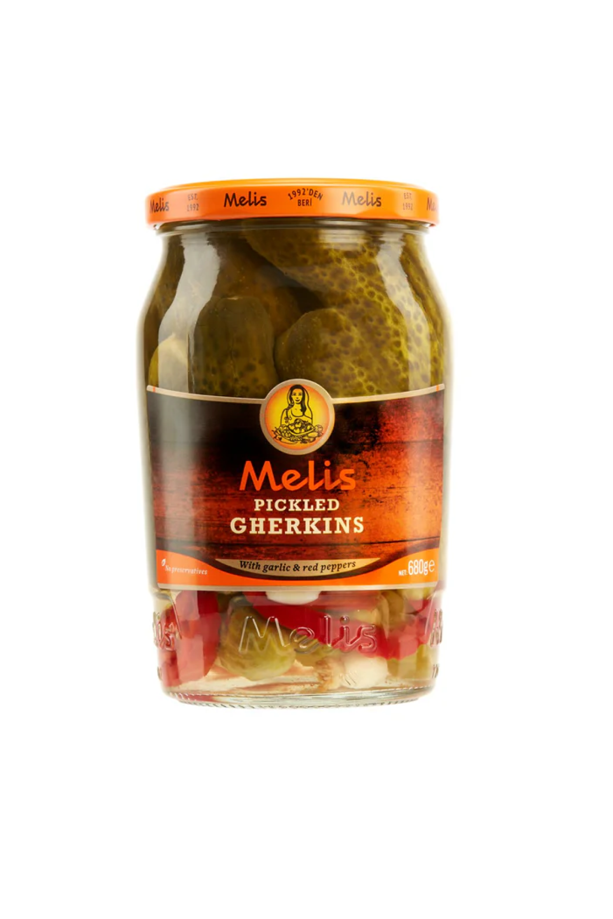 Melis Pickled Gherkins 680g