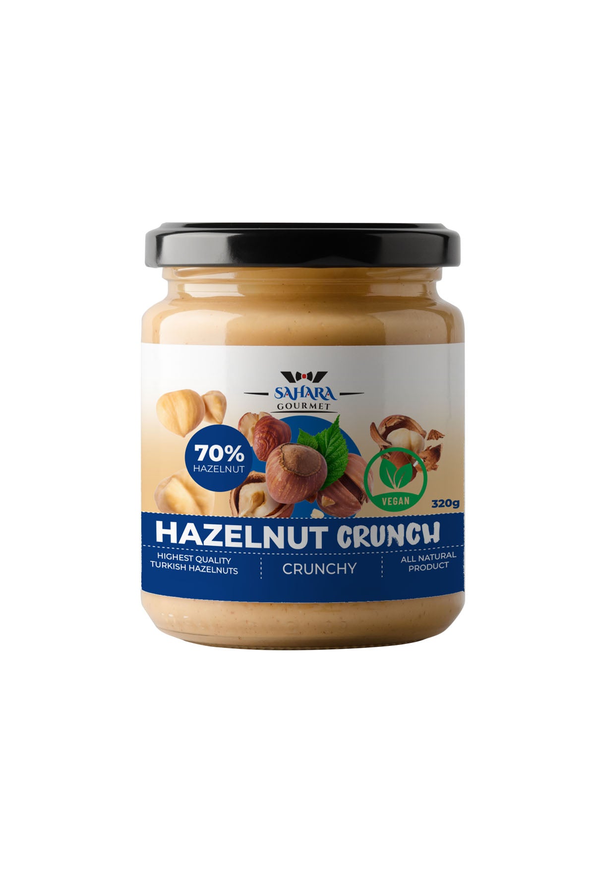 Sahara Gourmet Hazelnut Crunch 70% 320g