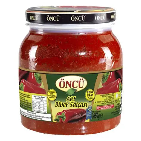 ONCU HOT PEPPER PASTE 1650G – SPICY RED PEPPER SPREAD