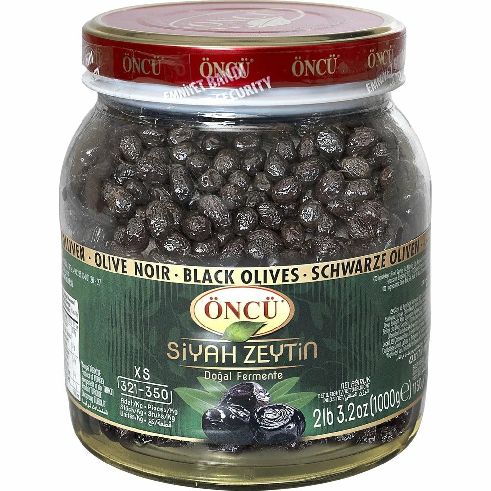 Öncü Natural Black Olives XS 1000g