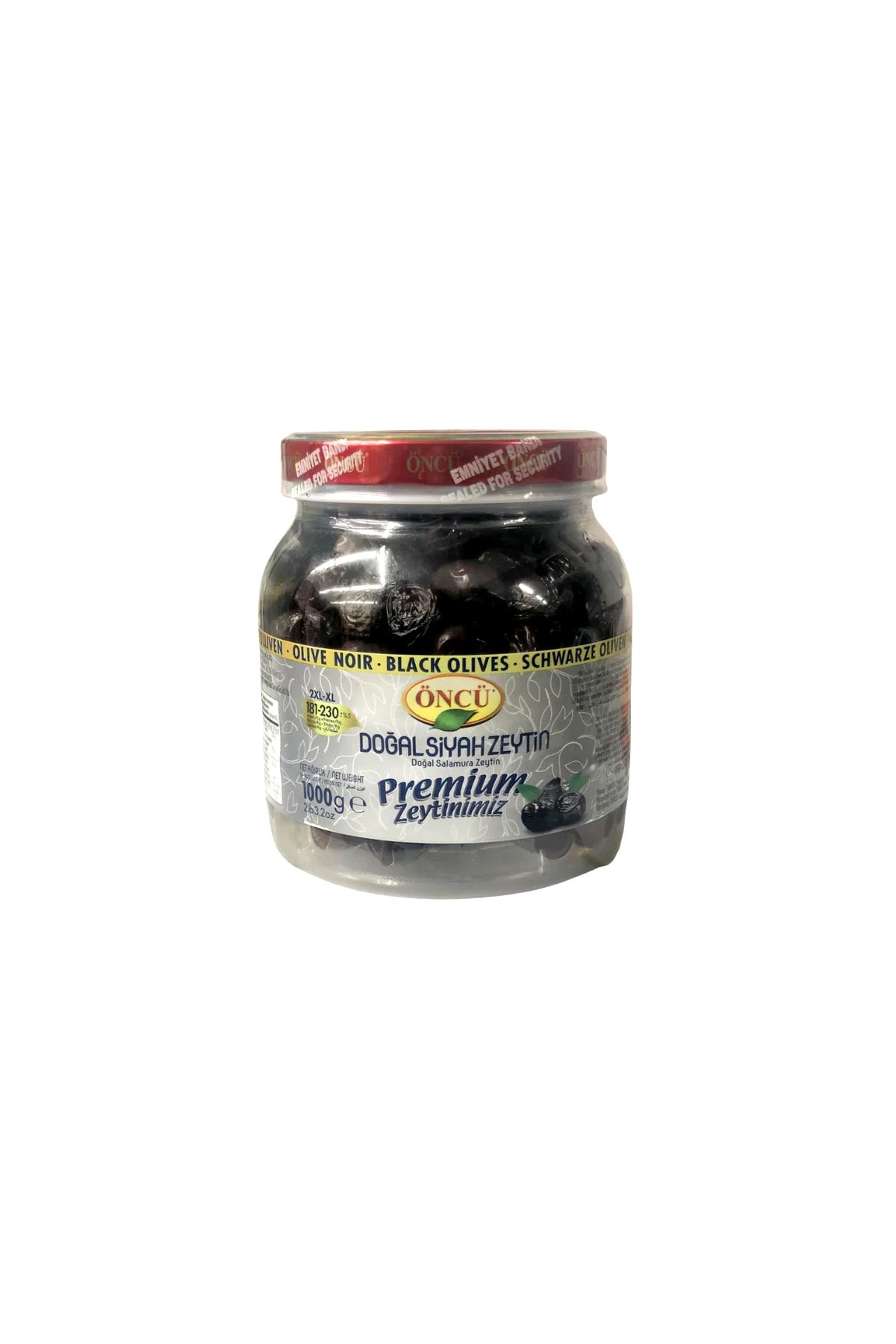 Öncü Premium Black Olives 1000g