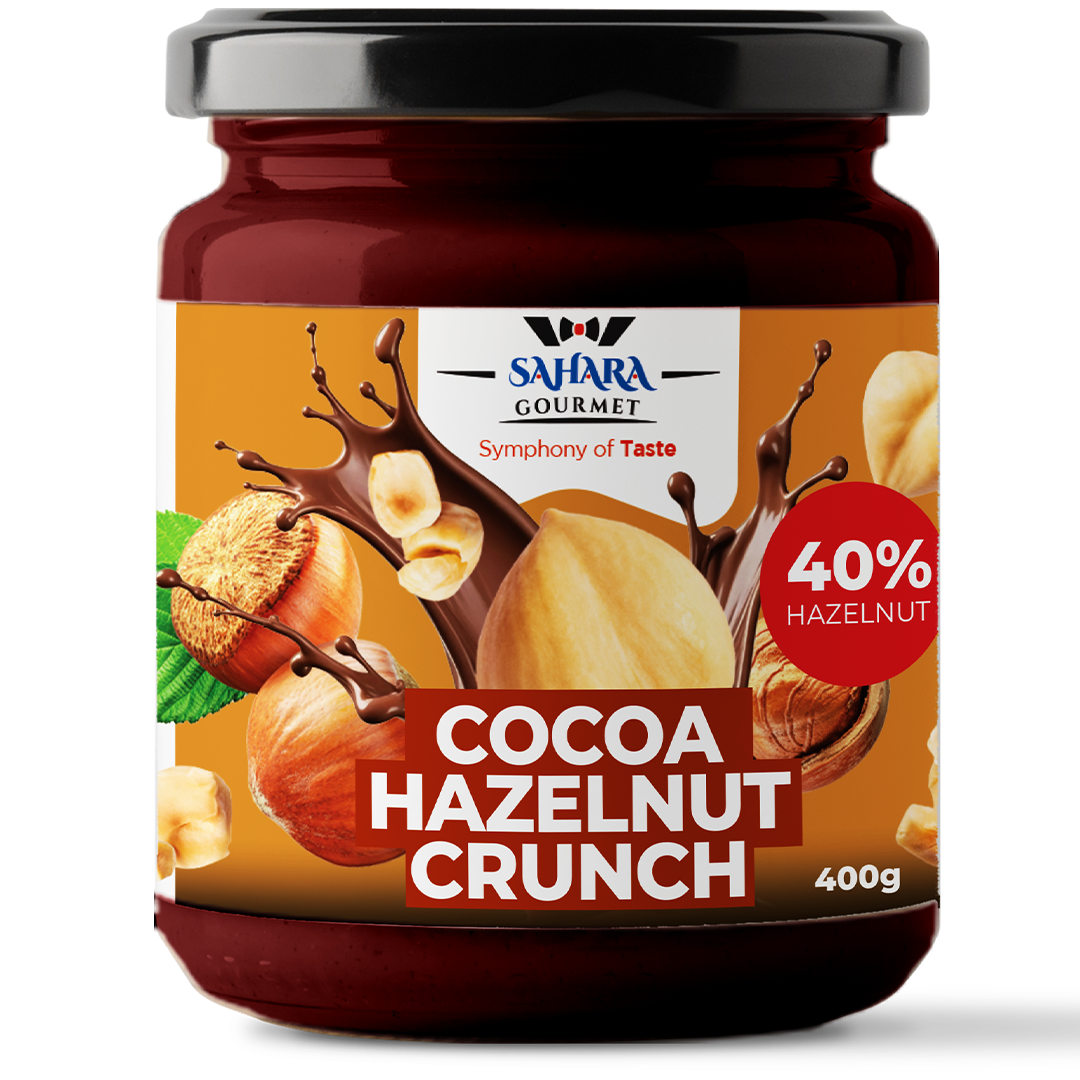 Sahara Gourmet Cocoa Hazelnut Crunch 400g