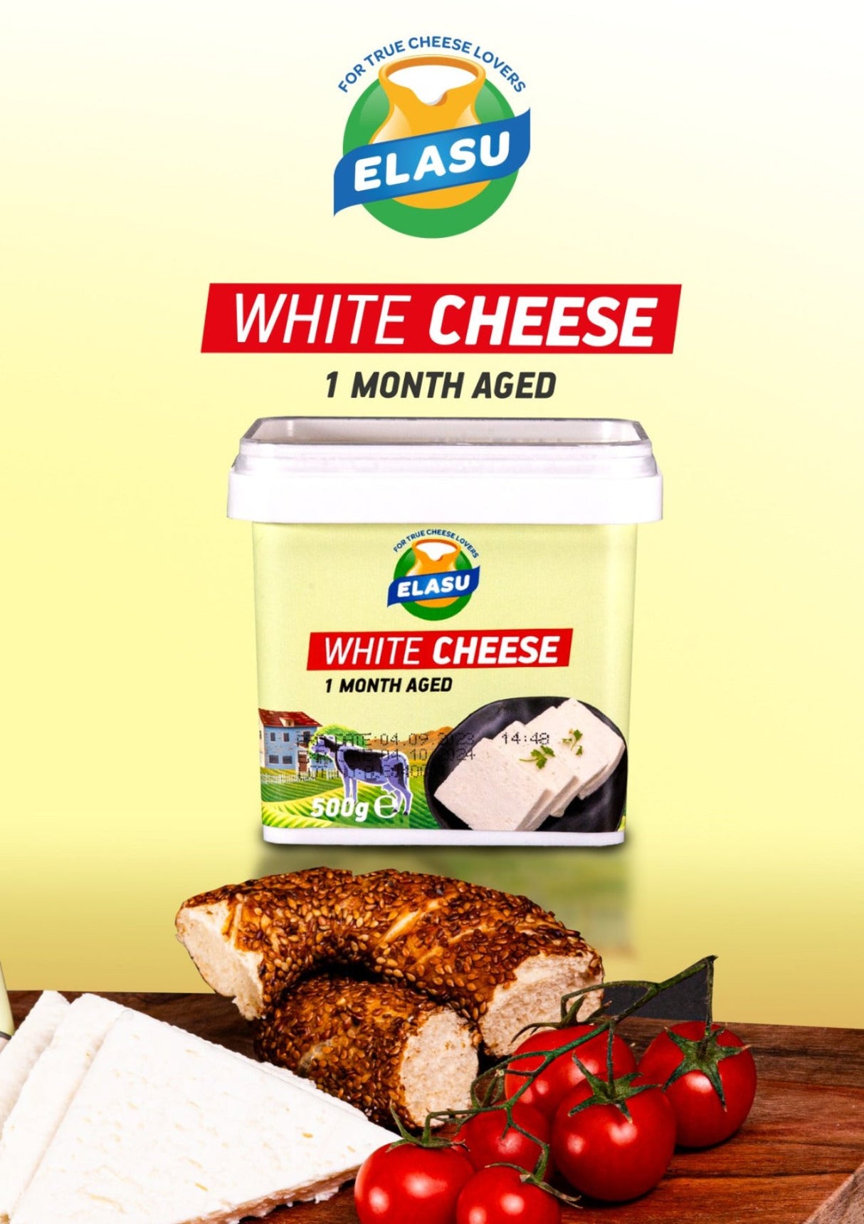 Elasu 1 Month Aged White Cheese 500g