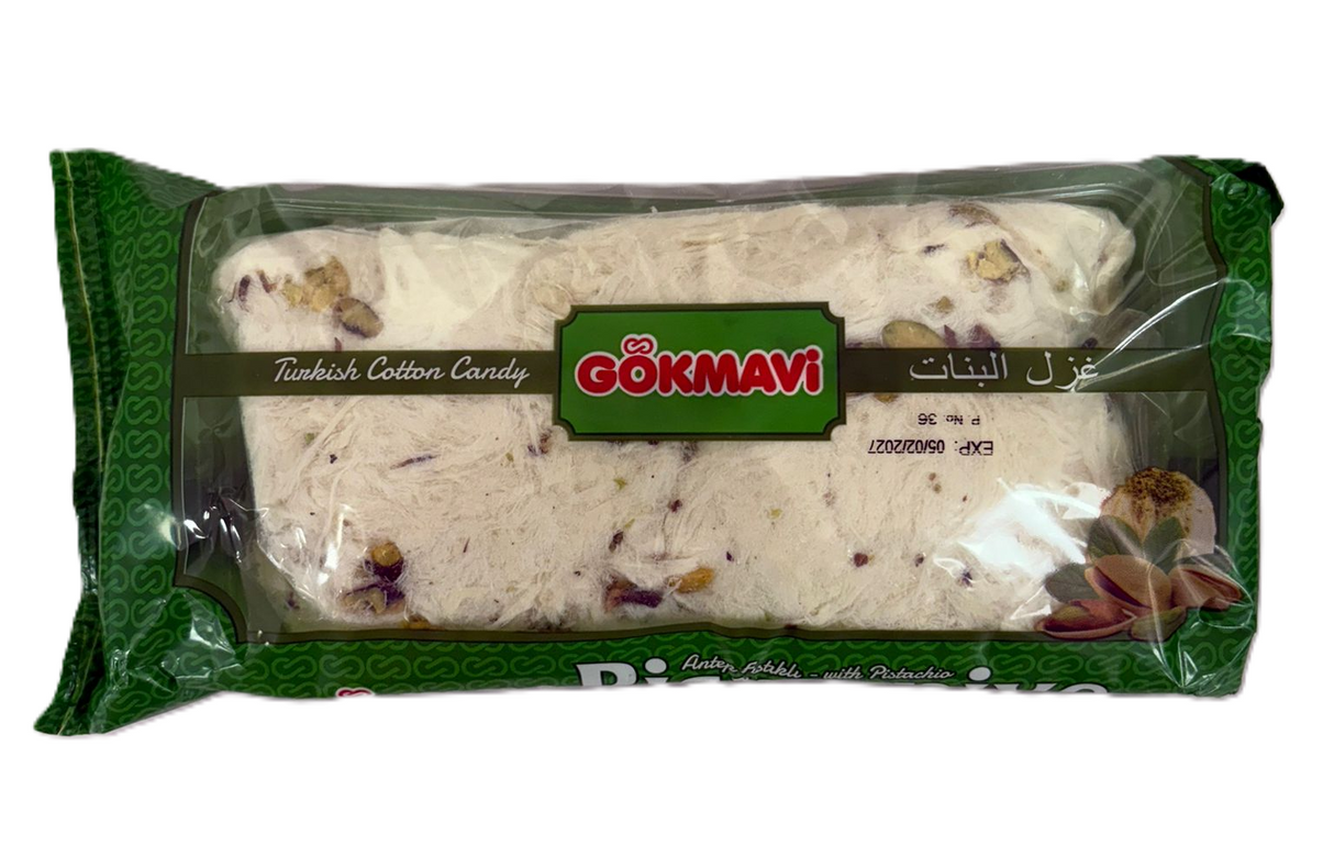 Gokmavi Pistachio Cotton Candy Roll 200g