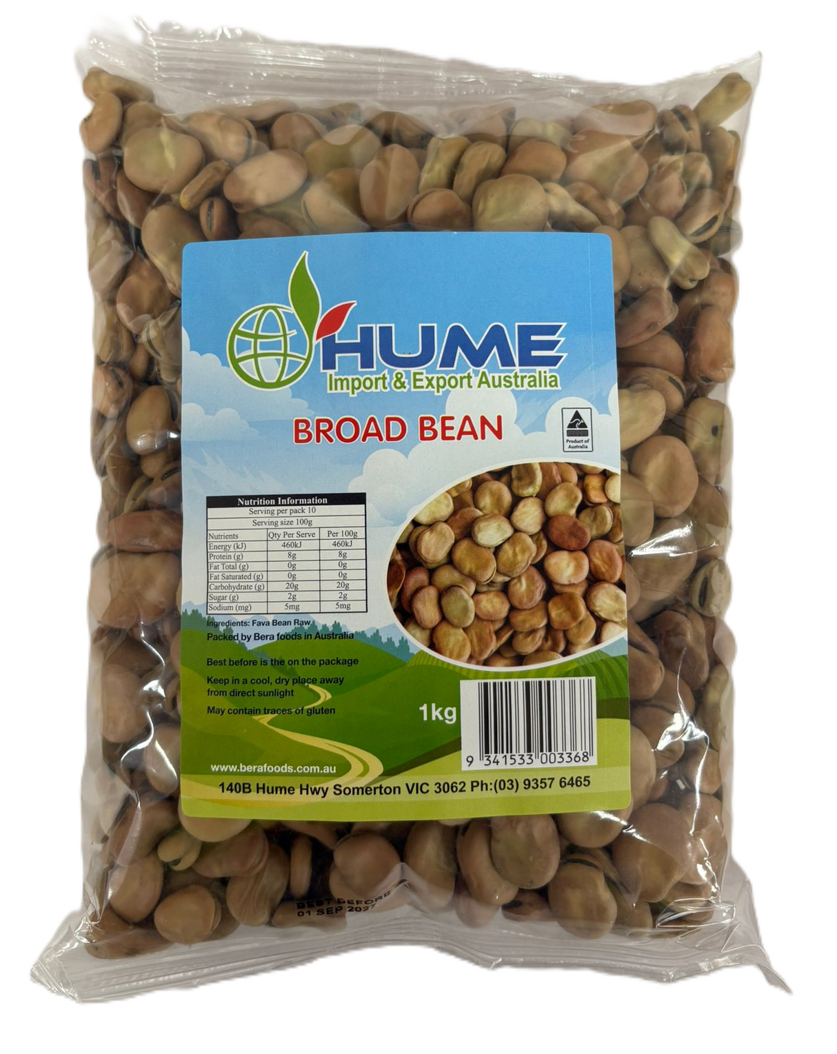 Hume Broad Beans 1Kg