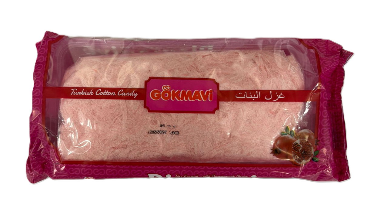 Gokmavi Pomegranate Cotton Candy Roll 200g