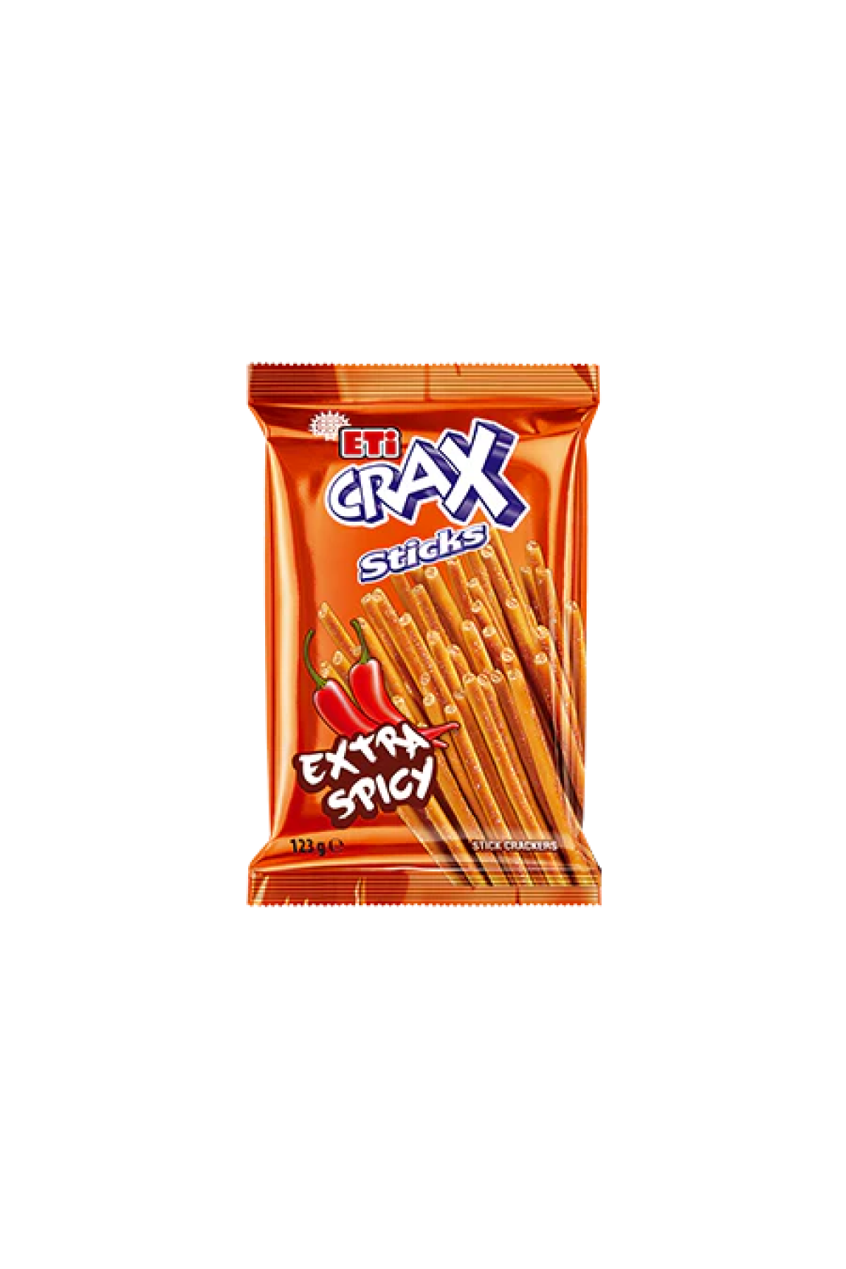 Eti Crax Extra Spicy Stick Snack 120g