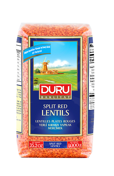 Duru Split Red Lentils 1Kg
