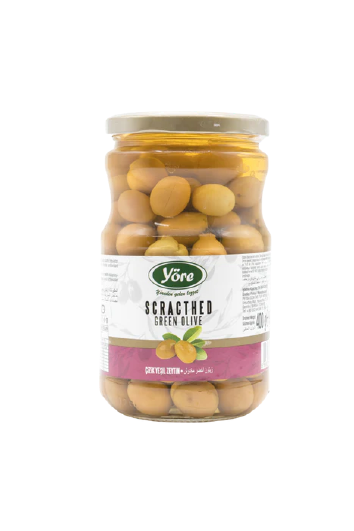 Yore Scracthed Green Olive 700g