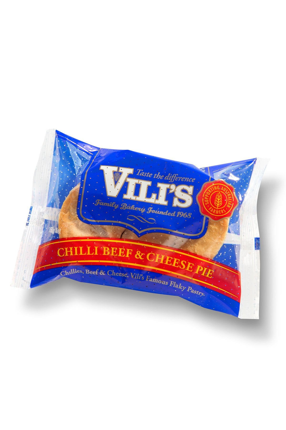 Vili's Pies Chilli Beef & Cheese Pie 160 G