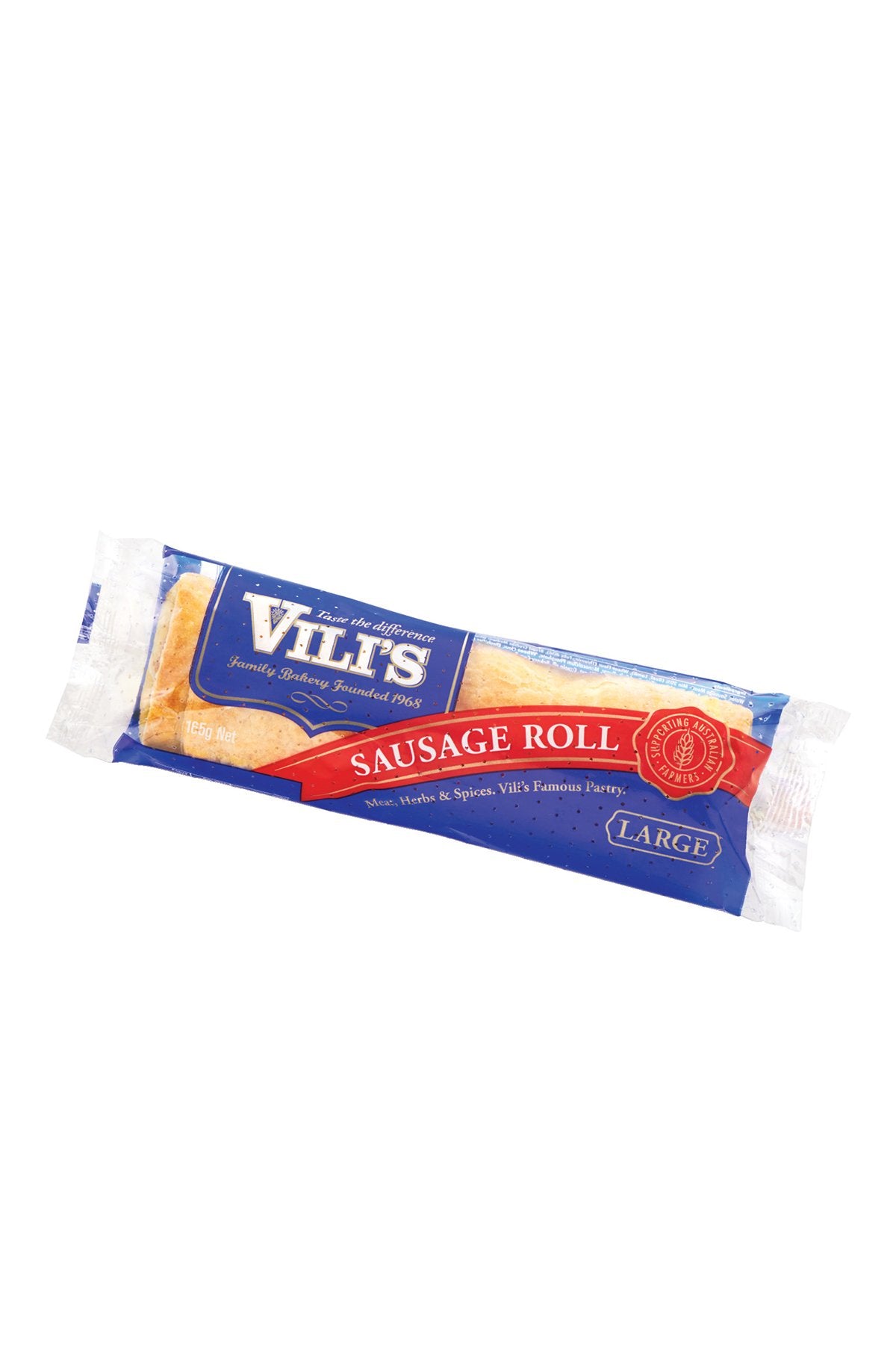 Vili's Halal Large Sausage Roll 165 G