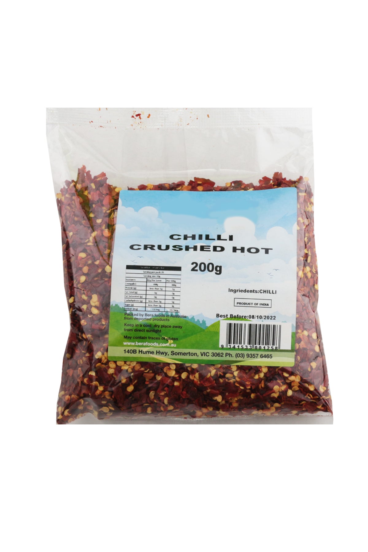 Hume Chilli Crushed Hot 200g