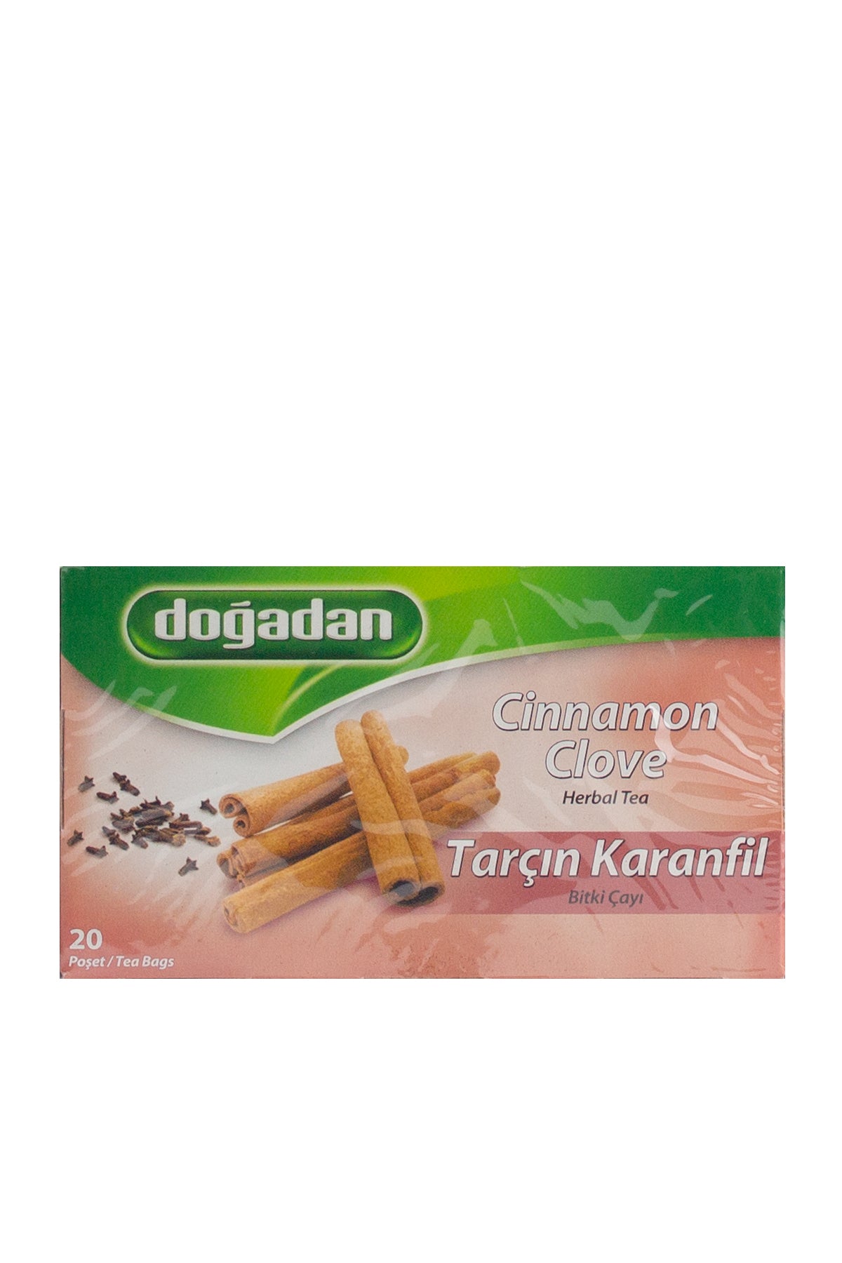 Dogadan Cinnamon Clove Herbal Tea 20 Tea Bags