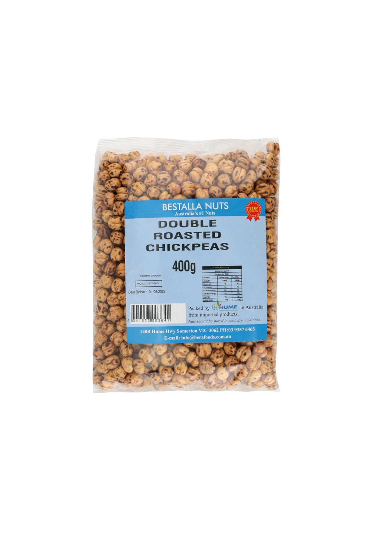 Bestalla Chickpea Double Roasted 400g