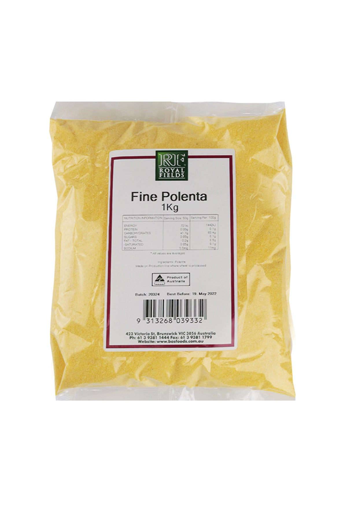 Royal Fields Fine Polenta 1Kg