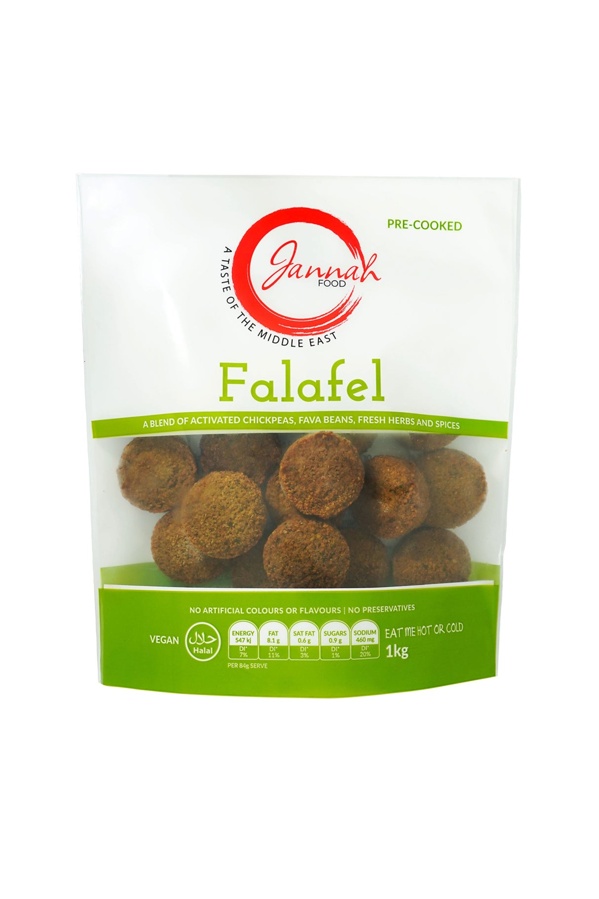 Jannah Food Cooked Falafel 1 KG