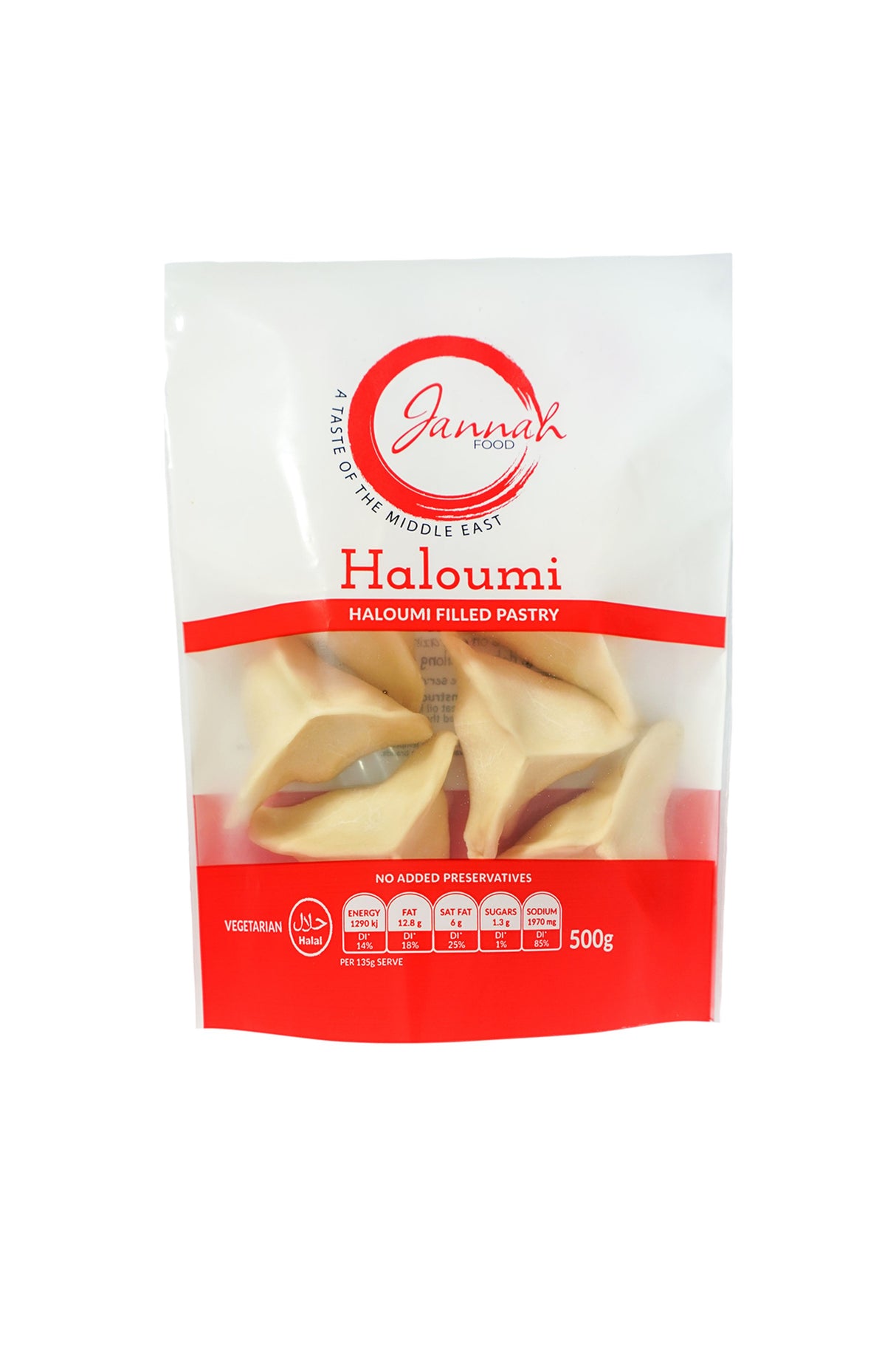 Jannah Food Haloumi Filled Pastry 500 G