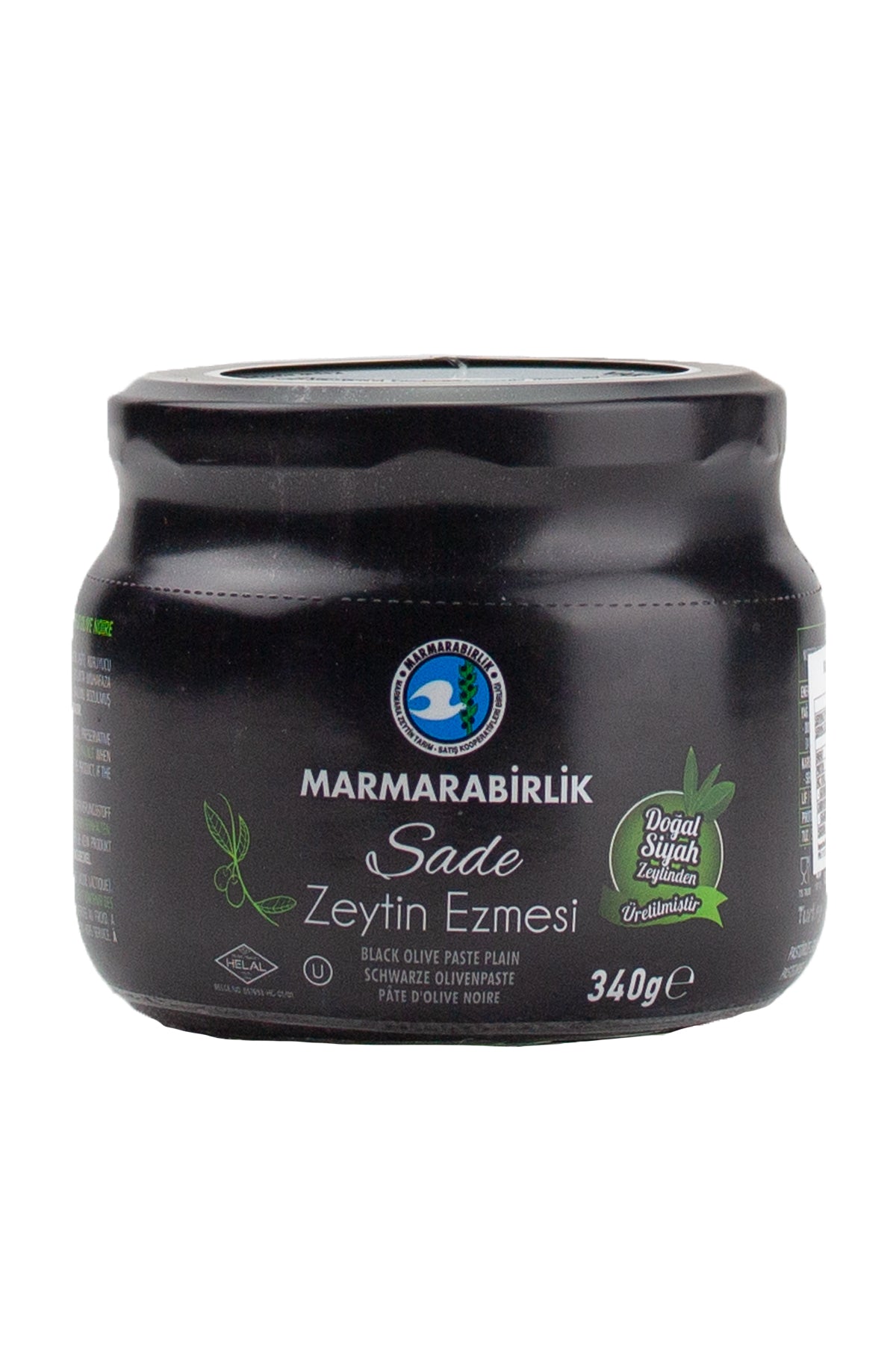 Marmara Birlik Black Olive Paste Plain 340g
