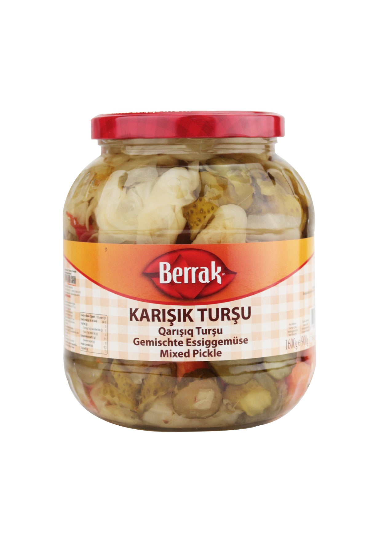 Berrak Mixed Pickles 1.6Kg