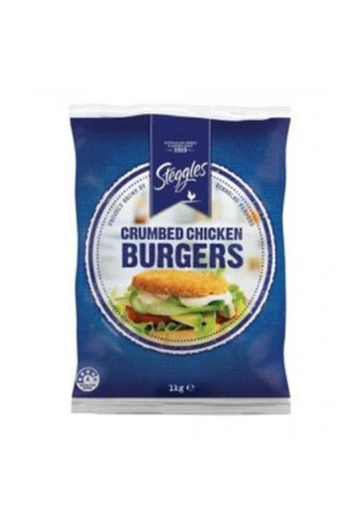 Steggles Crumbed Chicken Burgers 1 KG
