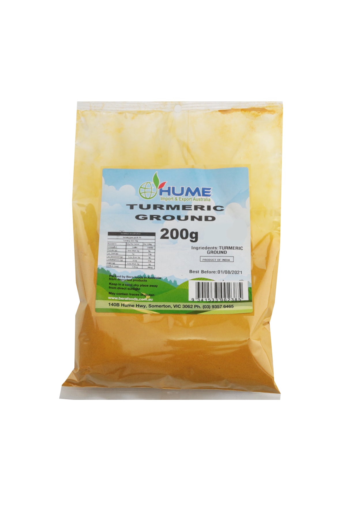 Hume Turmeric Ground 200g