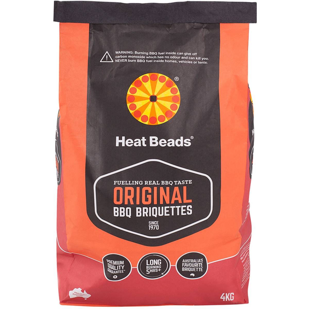 Heat Beads Original Bbq Briquettes 4kg.