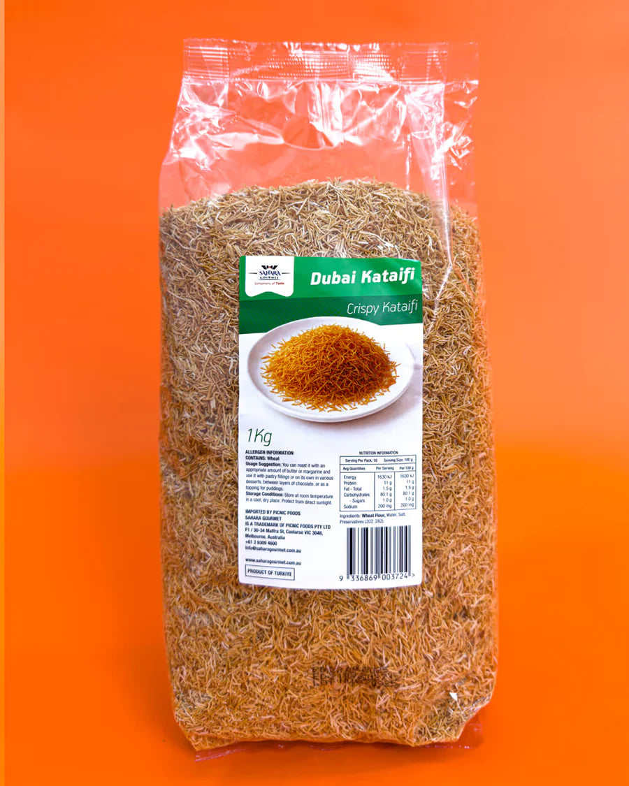 SAHARA GOURMET Dubai Crispy Kataifi 1kg x (12 UNITS)