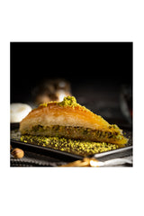 Sahara Gourmet Pistachio Wedge Baklava 2.5Kg Box (5 Units x 16 Pieces)