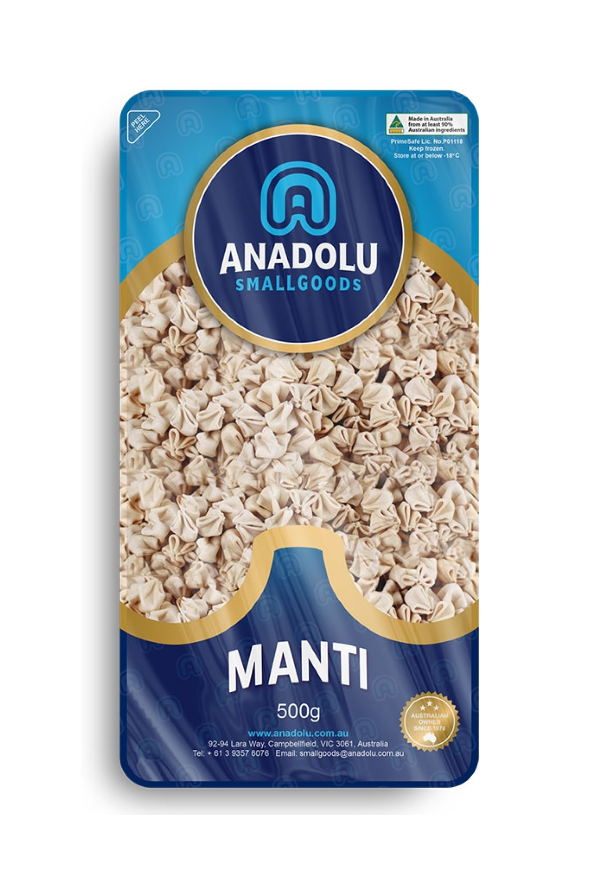 Anadolu Smallgoods Anadolu Mantı 500 G