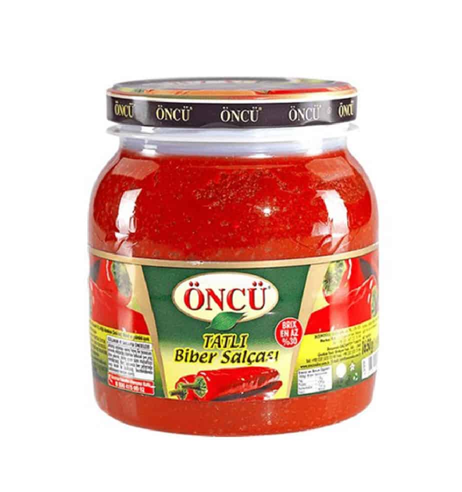 ONCU MILD PEPPER PASTE 1650G – SWEET RED PEPPER SPREAD