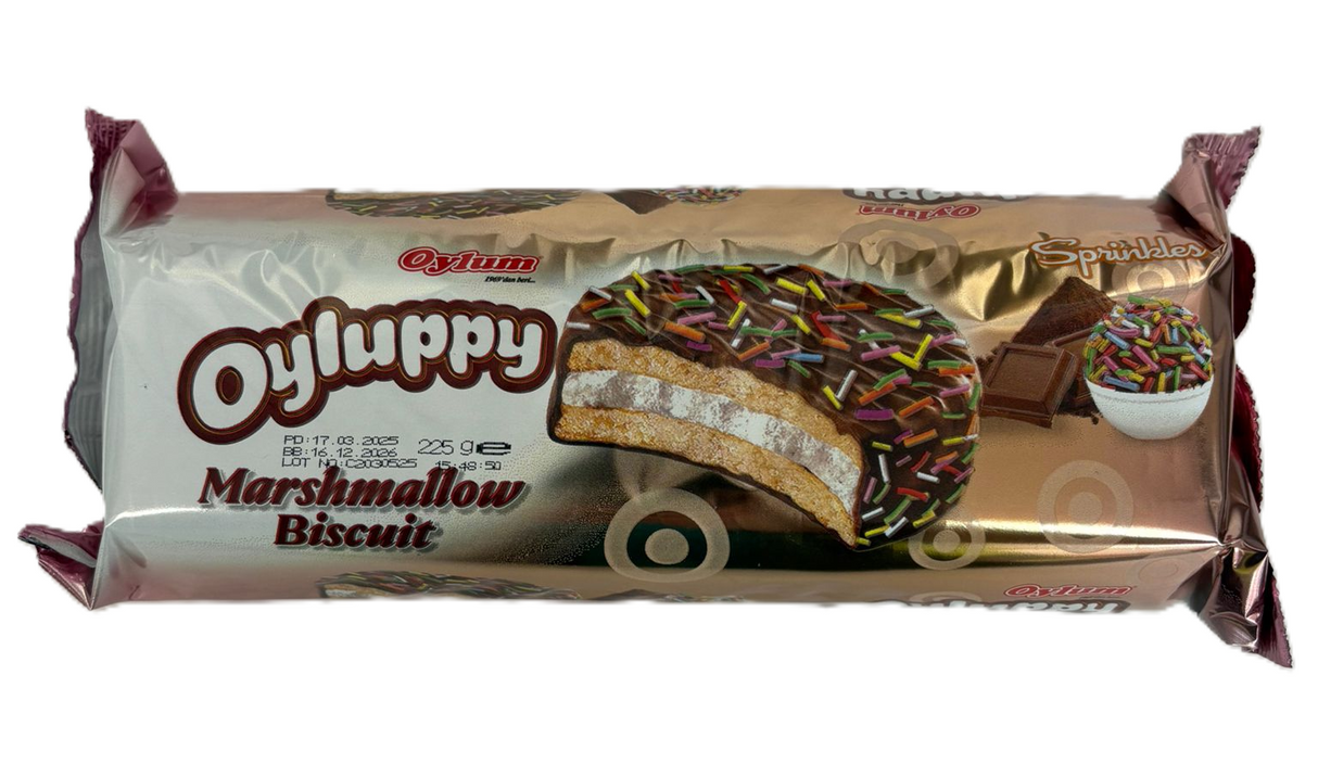 Oyluppy Sprinkles & Marshmallow Biscuits 225g