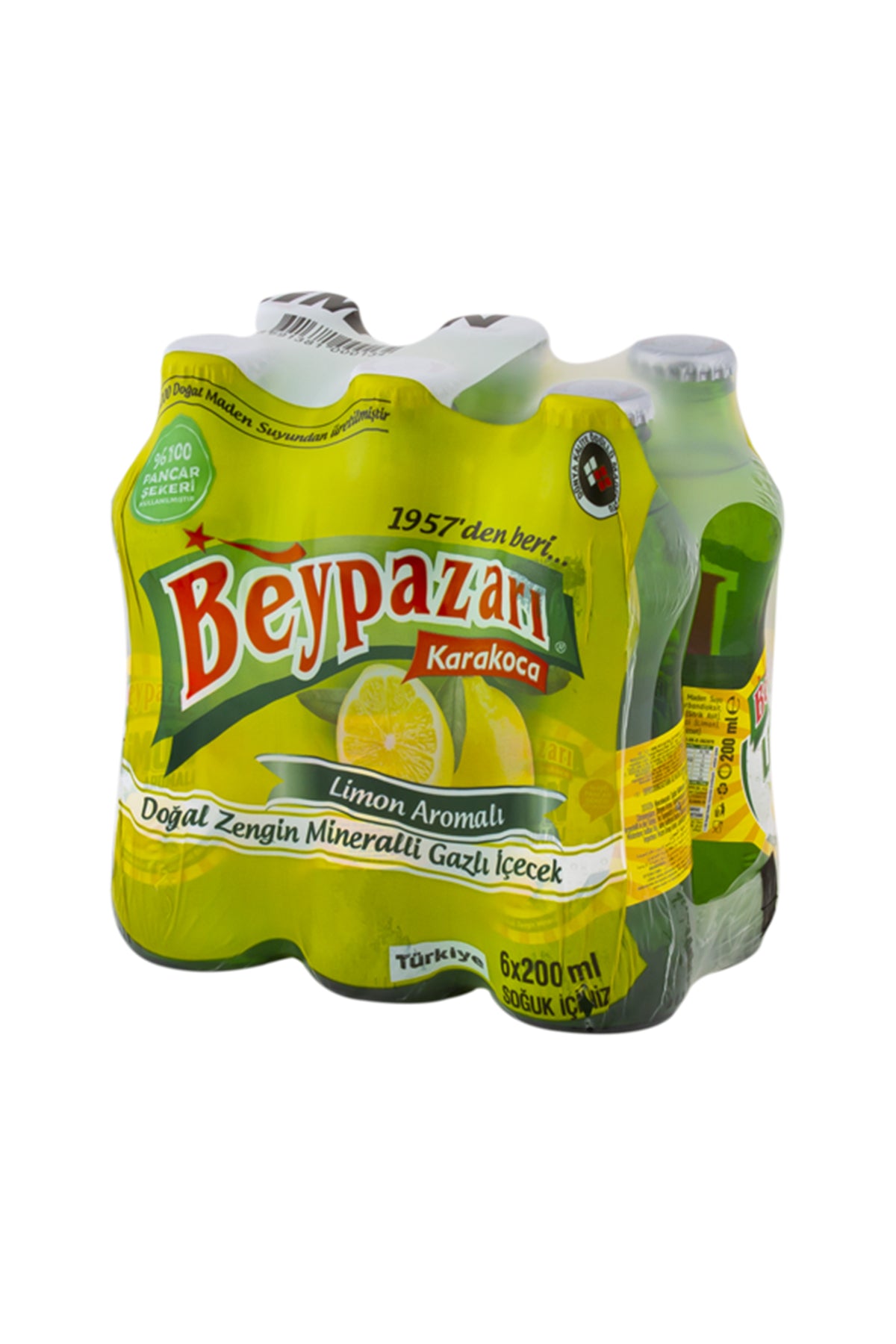 Beypazari Lemon Mineral Water 200ml 24 Pack