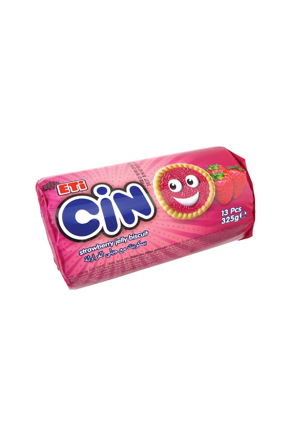 Eti Cin Strawberry Biscuits 325g