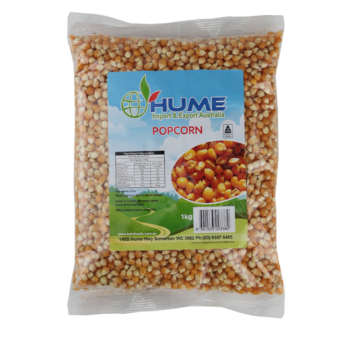 Hume Popcorn Kernels 1Kg – Sahara Fresh